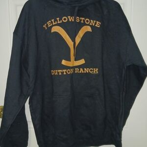 Gildan Black and Gold Yellowstone Hoodie
